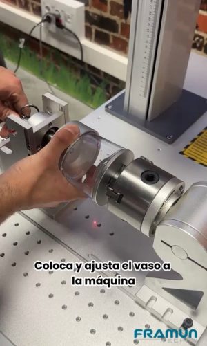 como grabar vasos vidrio laser